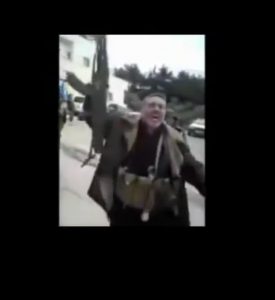 Shabiha-Miliz im syrischen Bürger_innenkrieg aus einem Propaganda-Video (Screenshot)